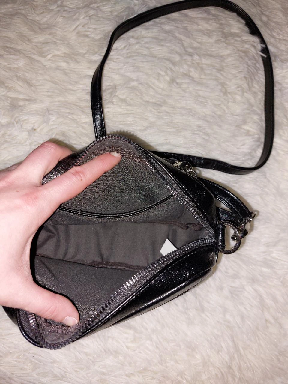 Bolso de mano negro H14xl6 cm - Nuevo – photo 4